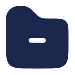 Remove Folder SVG Icon
